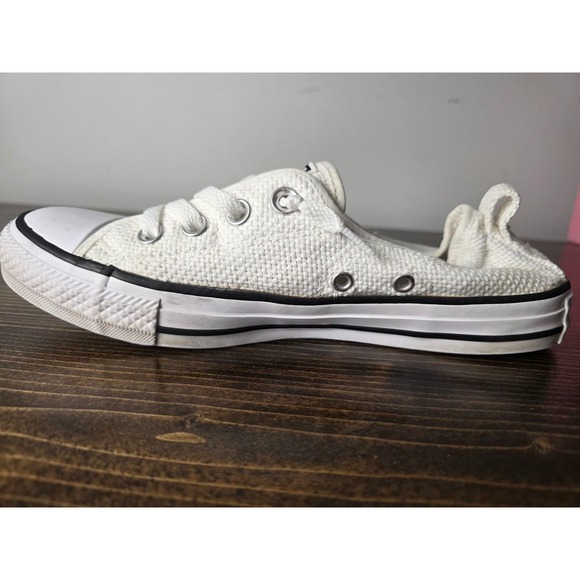 CONVERSE  All Star  Low Tops Women's Shoes Size 8 EU 39 White 547239C - Picture 3 of 11